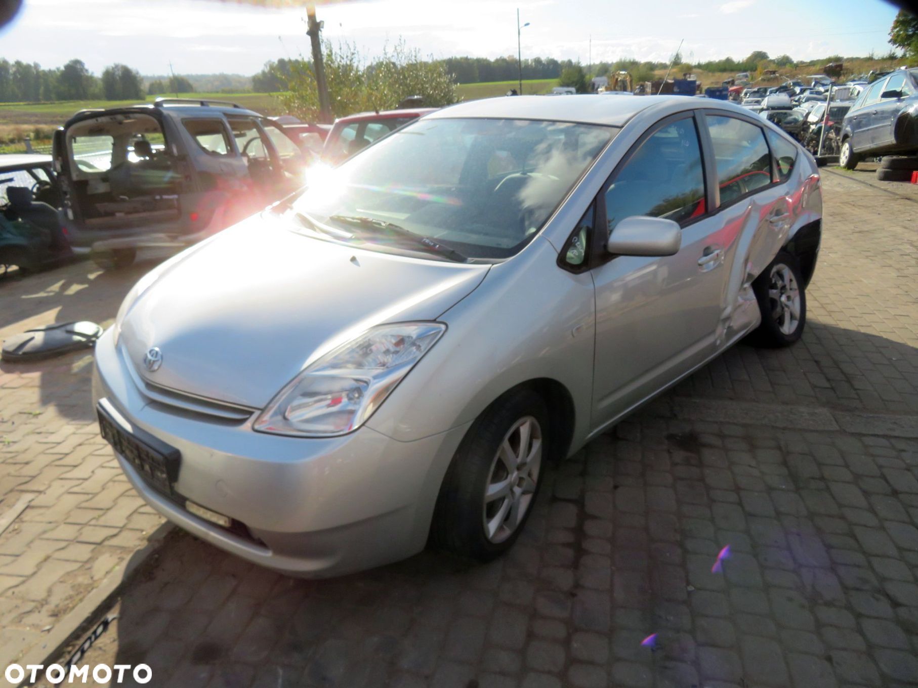 TOYOTA PRIUS II XW20 LB LIFTBACK 2006 1C0 1.5 16V 1NZ-FXE 146KM P112 SREBRNY na części - 1