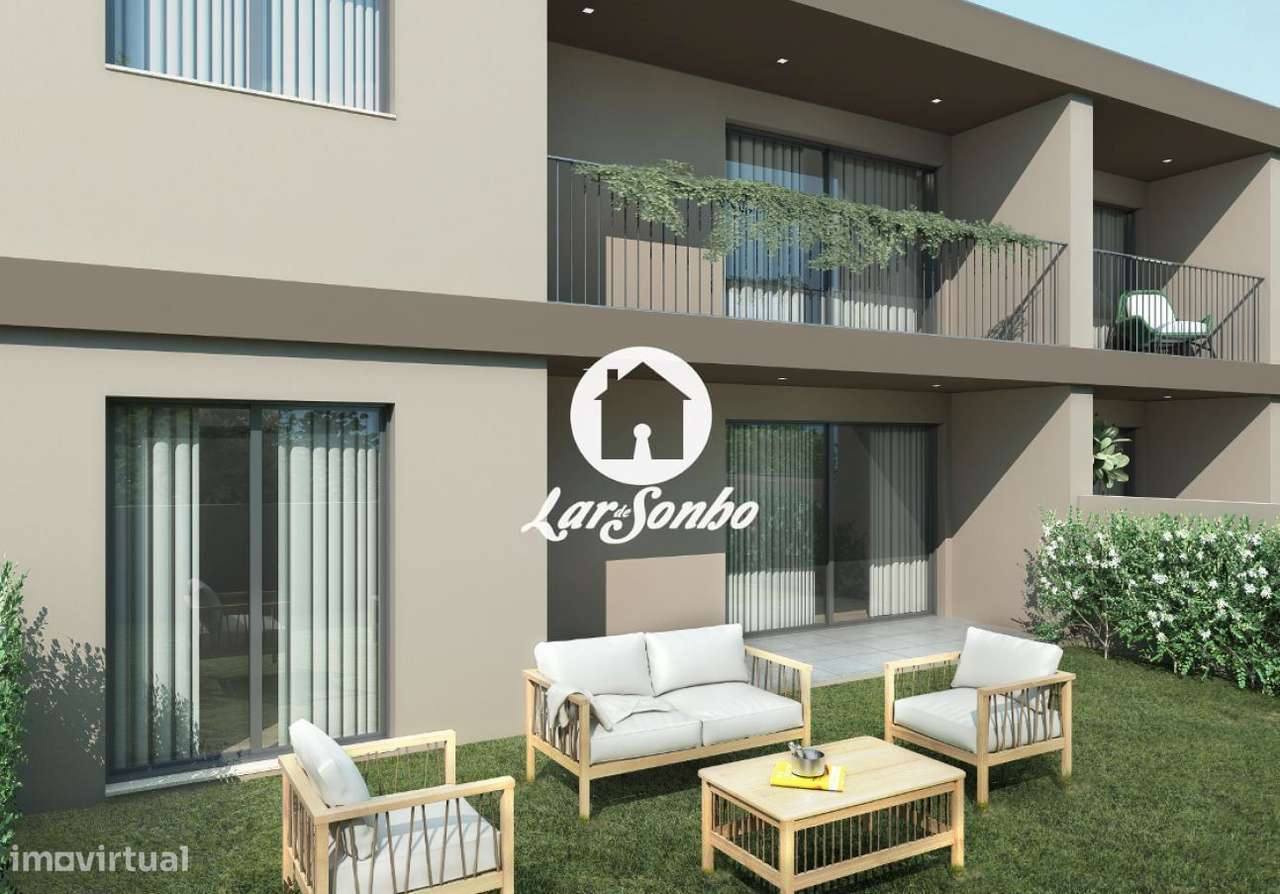 Apartamento T2 novo com jardim-10