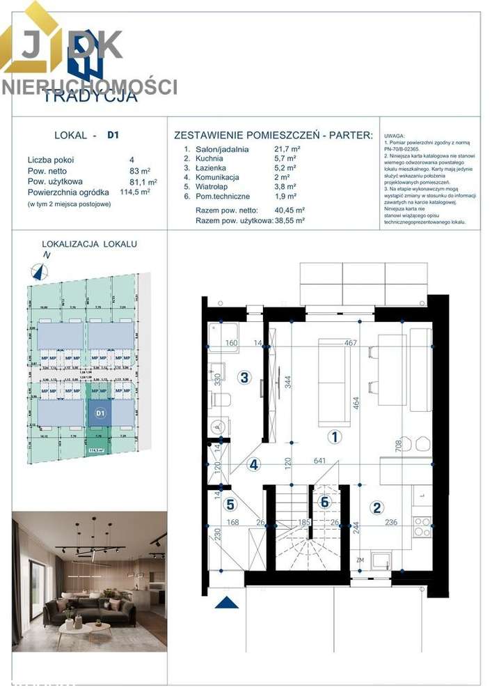 Mieszkanie 81 m² w domu dwulokalowym | Nowe Mostki-15