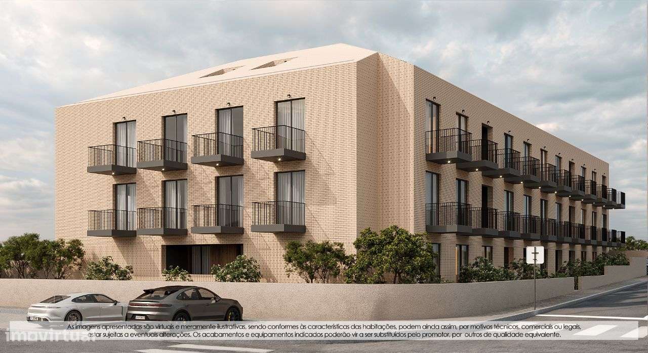 WHITE II junto praias, T2 ótimas áreas, varandas, Lug. garagem - Grande imagem: 2/31