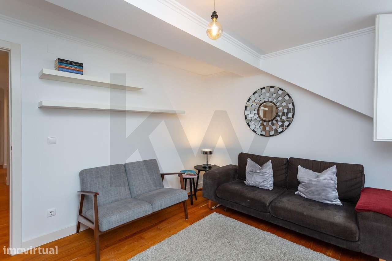 Apartamento T1+1 em duplex para arrendamento na Estrela | Vista Rio - Grande imagem: 5/40