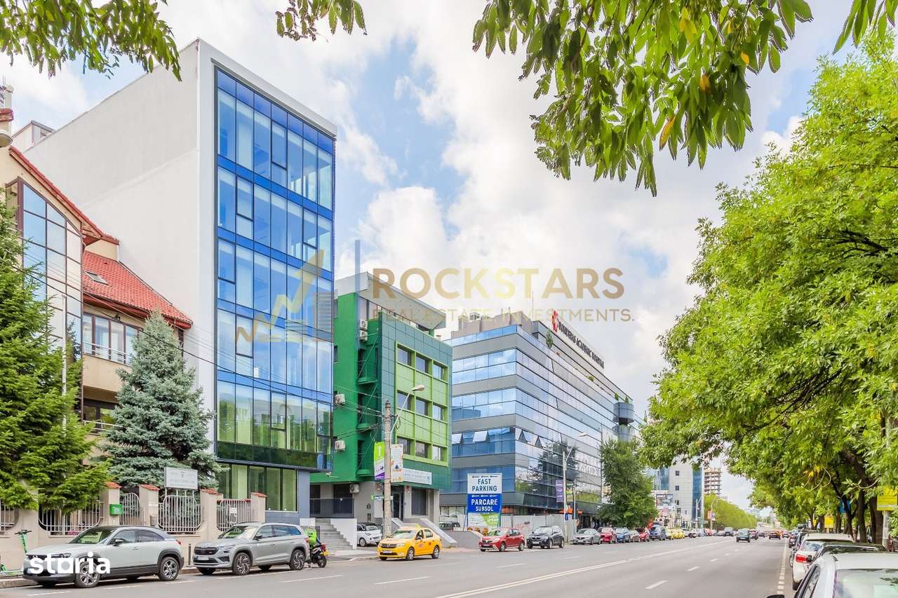 Cladire de birouri complet inchiriata | Nicolae Caranfil | Randament n-2