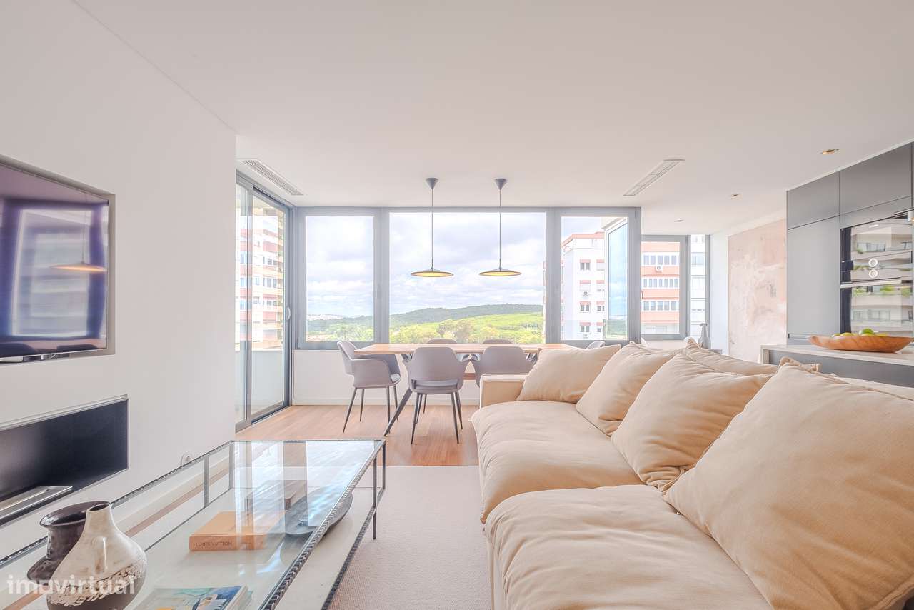 T2 Torres do Restelo com vista desafogada - Grande imagem: 5/35