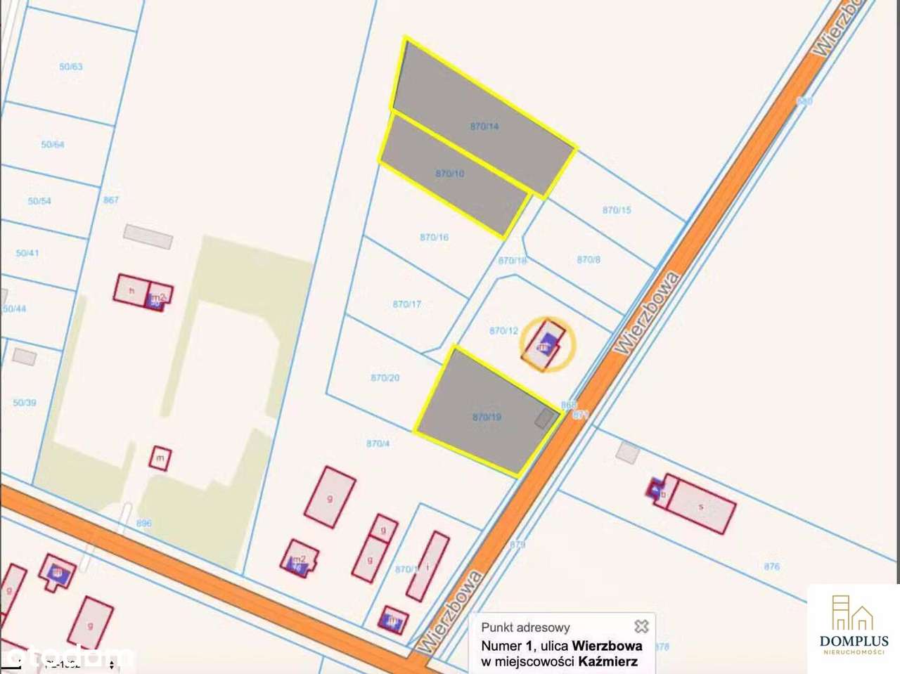 Działk budowlana – Kaźmierz, ul. Wierzbowa | 1178 m²| 1704 m2i - Pełny obrazek: 5/6