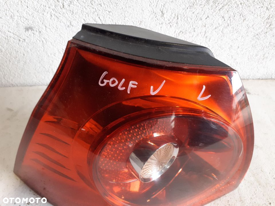 LAMPA TYŁ TYLNA LEWA VW GOLF V 5 ORYGINAŁ - 2