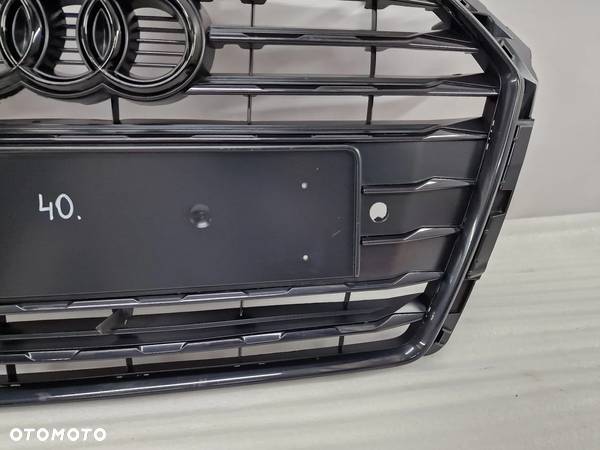 AUDI A4 B9 S-LINE 8W0 COMPETITION  14- ATRAPA / GRILL PRZEDNI PRZÓD CZARNY , NR 8W0853651AB , NR AUKCJI GL40 - 11