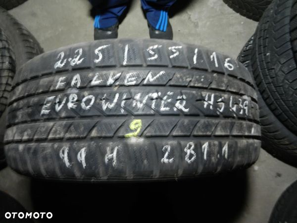 Opona pojedyńcza 225/55r16 falken eurowinter hs439  6mm zima - 1