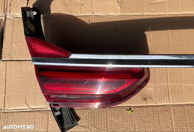 stop stopuri lampă ornament cromat Capota portbagaj bmw g11 g12 seria 7 după 2015-2019 model fără Facelift - 3