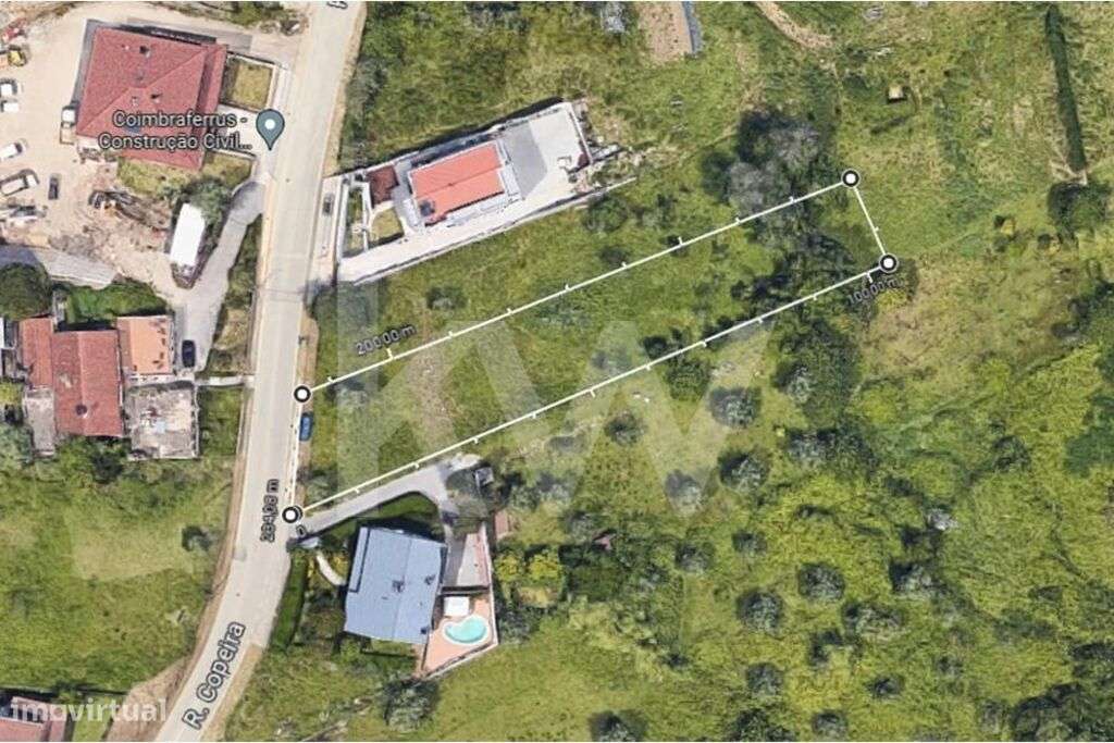 Lote para construção em zona privativa perto de Coimbra com 293m2 - Grande imagem: 4/6