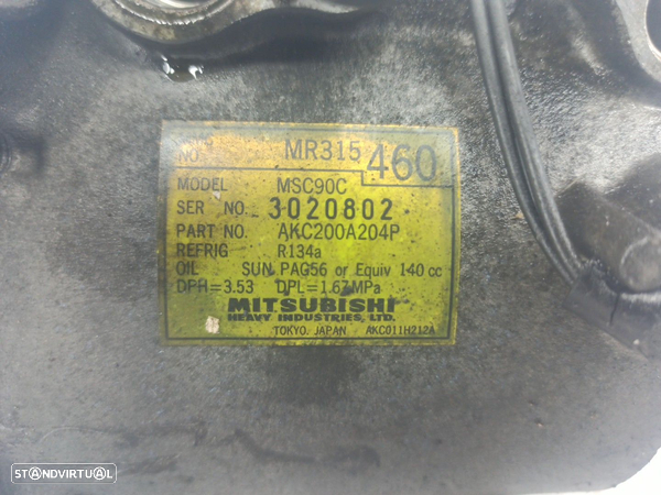 Compressor Do Ac Mitsubishi Lancer Vi (Cj_, Cp_) - 5