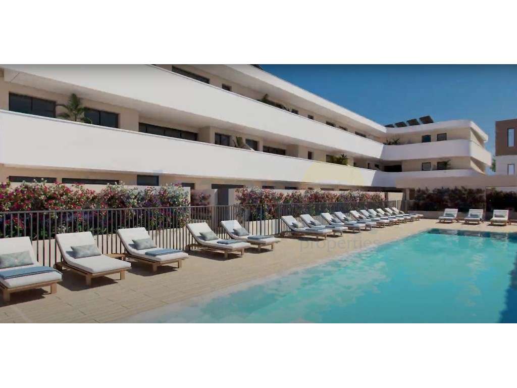 Moderno Apartamento T1 com Terraço, Piscina e Garagem em Cabanas de... - Grande imagem: 4/15