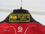 Fato Sparco Sprint Vermelho + Preto n50 C Homologação FIA 8856-2000 - 3