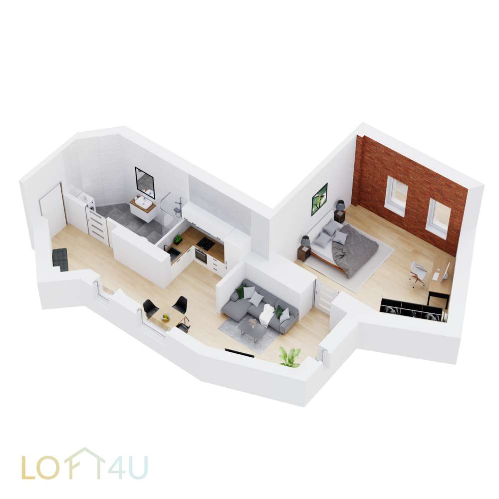 Dwupokojowe mieszkanie w odrestaurowanej kamienicy-1