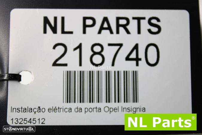 Instalação elétrica da porta Opel Insignia 13254512 - 12