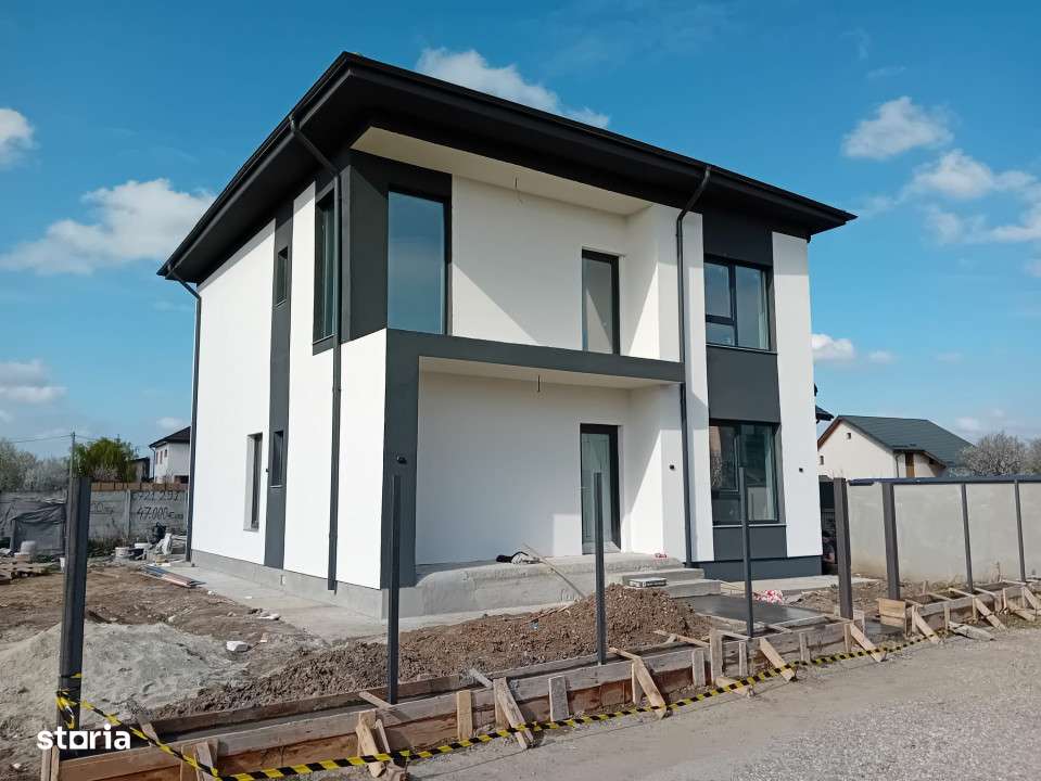 De vanzare vila individuala ''la alb'' 5 camere teren generos Corbeanc-3