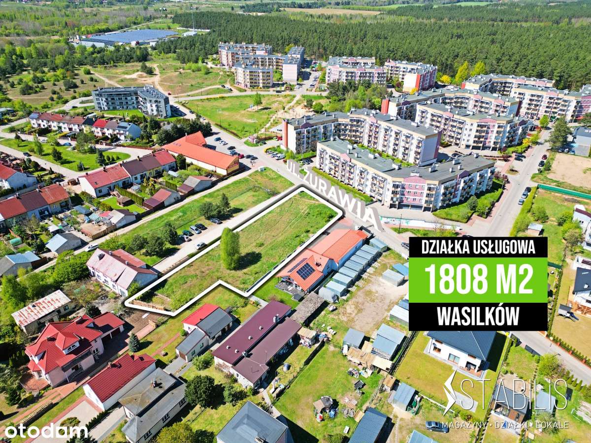 Działka pod Handel/usługi w Centrum Wasilkowa-0