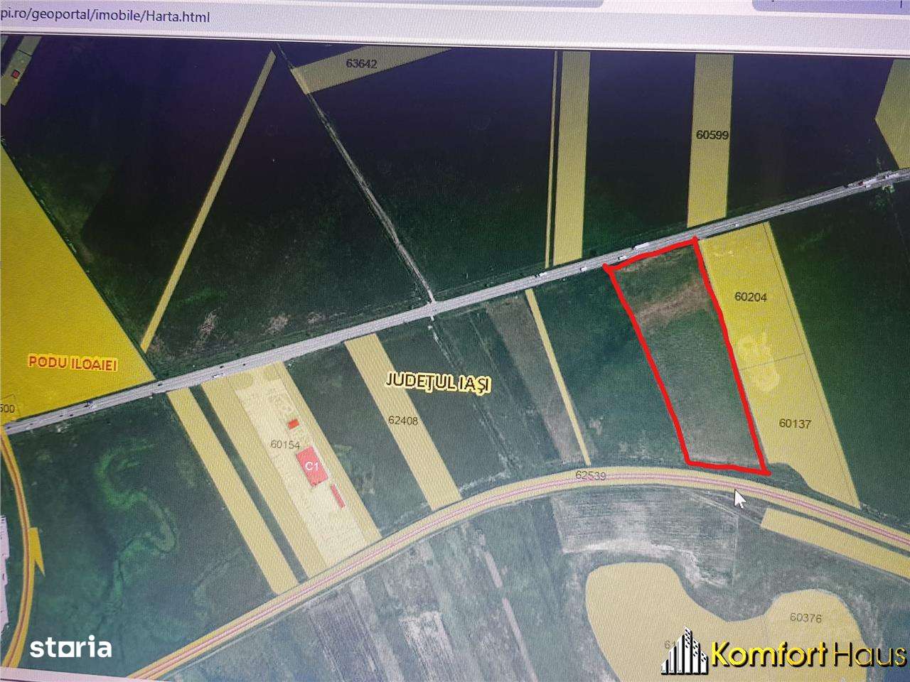 Teren intravilan Podu Iloaiei - Imagine principală: 2/2