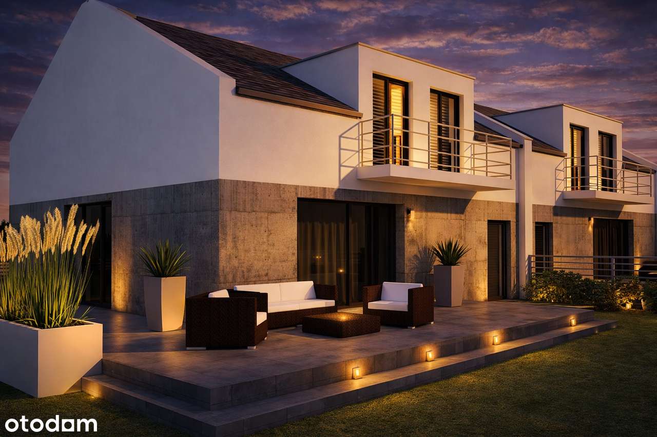 Bliźniak w cichej, spokojnej okolicy - duży ogród-2