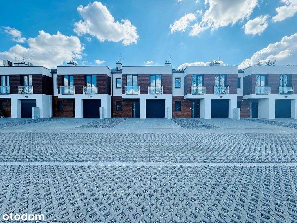 Gotowa szeregówka|garaż w bryle|Głogów Młp