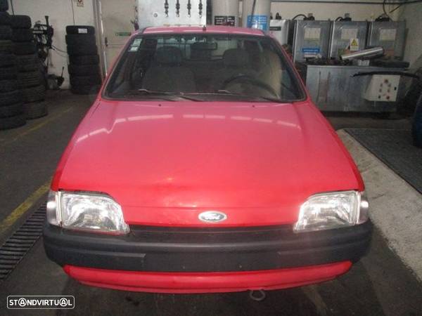 Carro MOT: G6A CXVEL: 87WTJB FORD FIESTA 1993 1.1 50CV 5P VERMELHO GASOLINA - 1