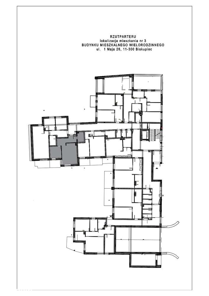 Mieszkanie Nr 3 - Parter - 44,69m2 - Pełny obrazek: 2/7