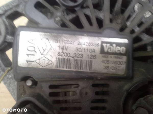 Renault Magane Dacia alternator Valeo 110A TG11C027  2542855B  8200323126 - 6