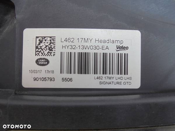 FULL LED LEWY LAMPA LAND ROVER DISCOVERY 5 V 7PIN - 9