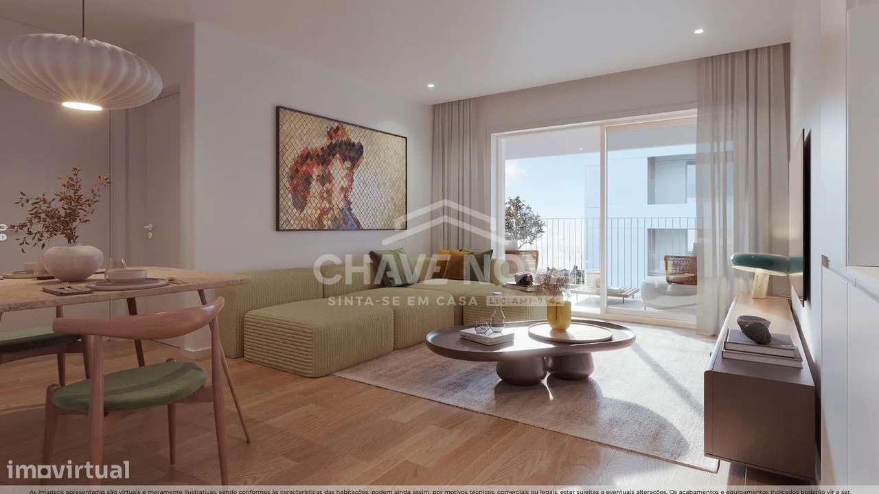 Apartamento T1 à venda na Rua Oliva Teles, 730-0
