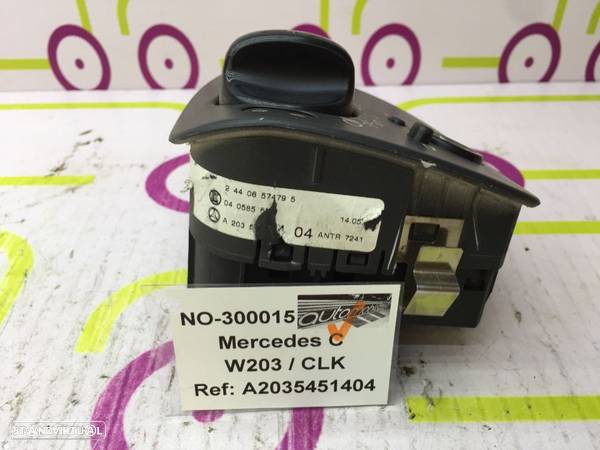 Comutador Luzes Mercedes C220 / CLK de 2001 - Ref: A2035451404 	- NO300015 - 1