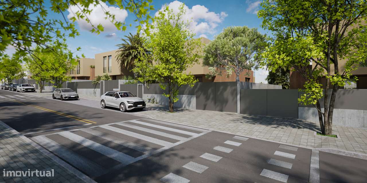 Moradia T4 com piscina, garagem e vista jardim e serra-30