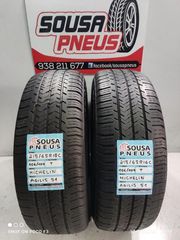 2 pneus semi novos 215-65-16C - Michelin - Oferta dos Portes