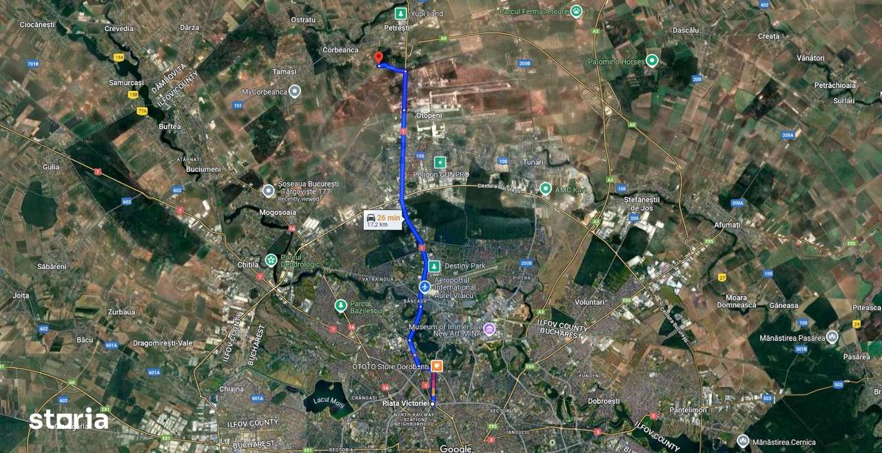 Vanzare teren casa Corbeanca Petresti Parc 414mp certificat urbanism - Imagine principală: 3/16