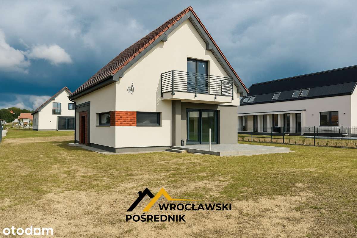 Nowy dom z przeszkleniami. Taras, Garaż, Ogród !-3