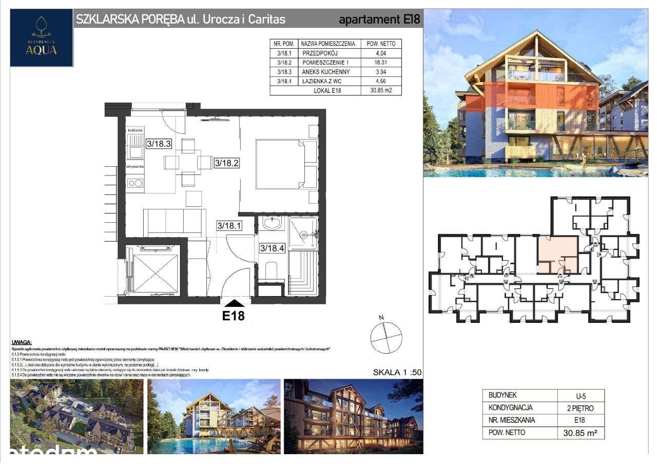 Rezydencja AQUA | bud. U5 | mieszkanie E18 - Pełny obrazek: 3/9