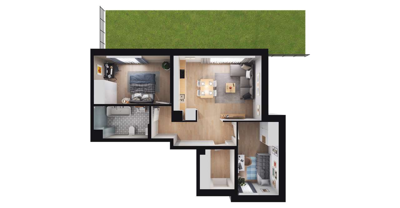 Jeziorowa Prestige House | 3-pok. | A2/1_2 - Pełny obrazek: 2/8