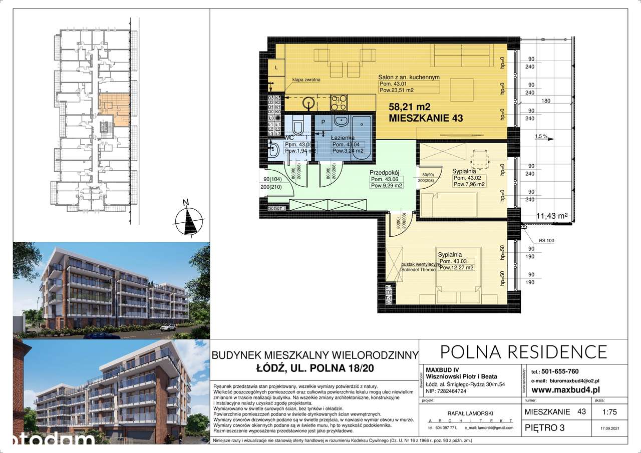 Przytulne Mieszkanie Polna 18 Residence | M43 - Pełny obrazek: 2/8