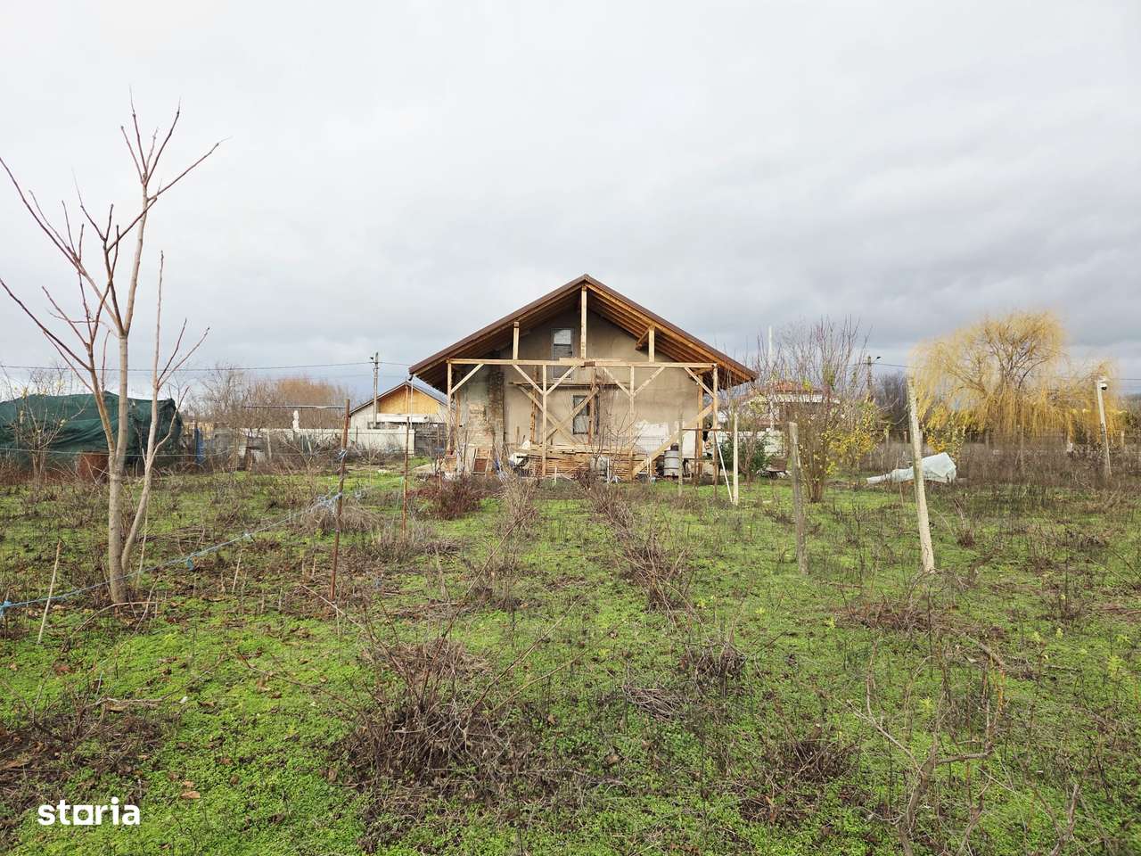 Casă cu 2 camere, teren 1200 mp, gata de utilizare - Imagine principală: 2/8