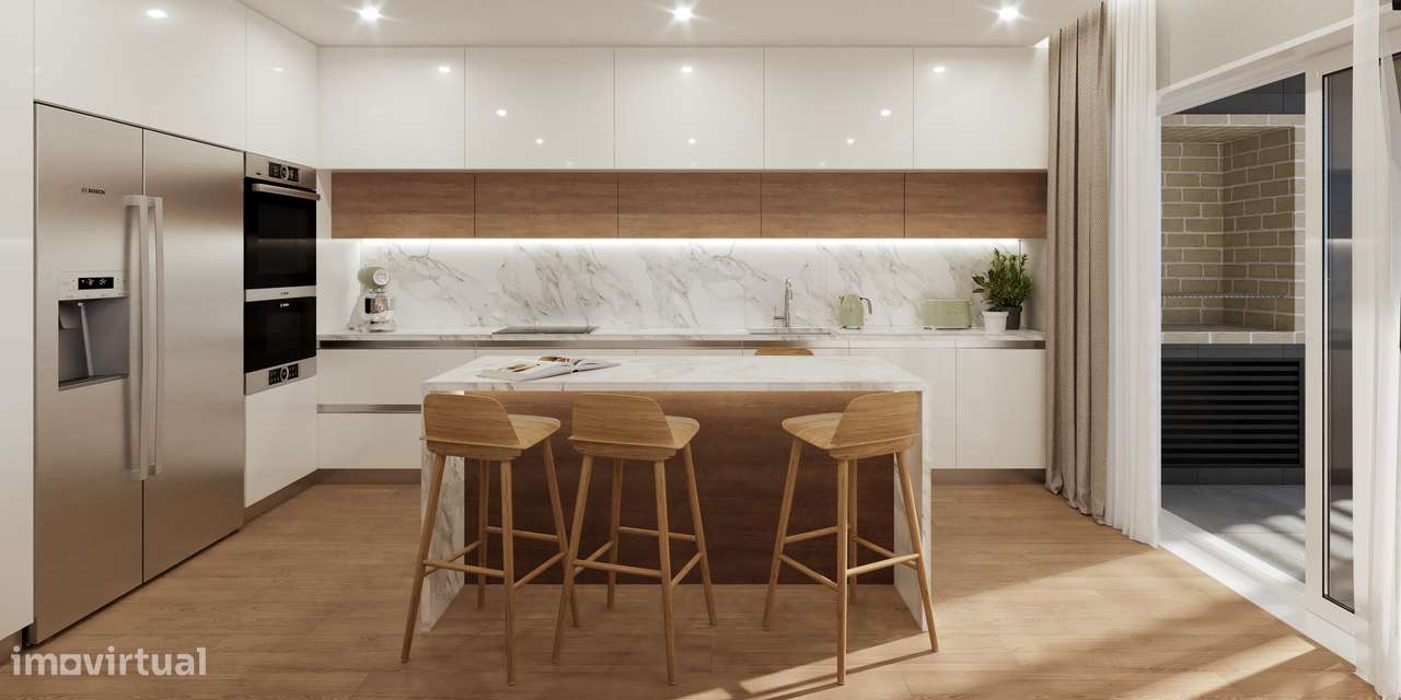 Penthouse T4 de luxo com vista mar em condomínio - Santa Cruz Infinity-11