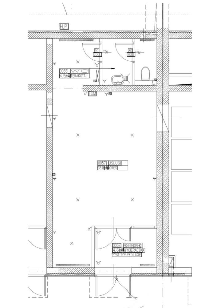 Lokal biurowo-usługowy 43 m² – Mokotów, ul. Wiel - Pełny obrazek: 2/9