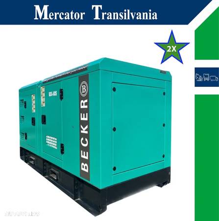 Set Generator de Curent Electric, Diesel, Becker BDG-80S, 80 kVA / 64 KW - 1