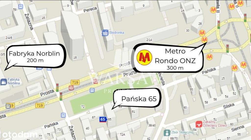 3 pokoje, Pańska, Metro Rondo Onz, klimatyzacja-11