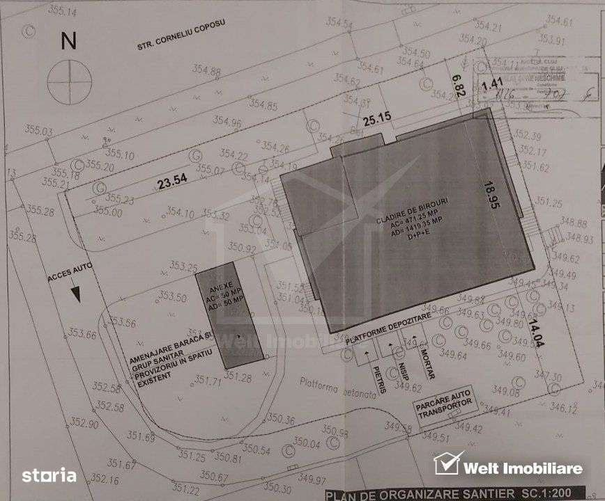 Imobil 1275mp, teren 1626mp PUZ aprobat P+5E, zona Corneliu Coposu - Imagine principală: 4/5