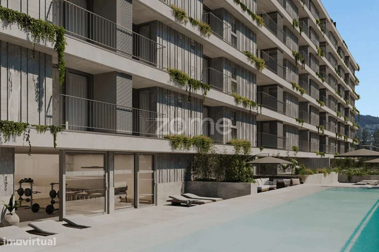 Apartamento T0 Novo | Condomínio Fechado "Acrescentar Residence" - Grande imagem: 2/6