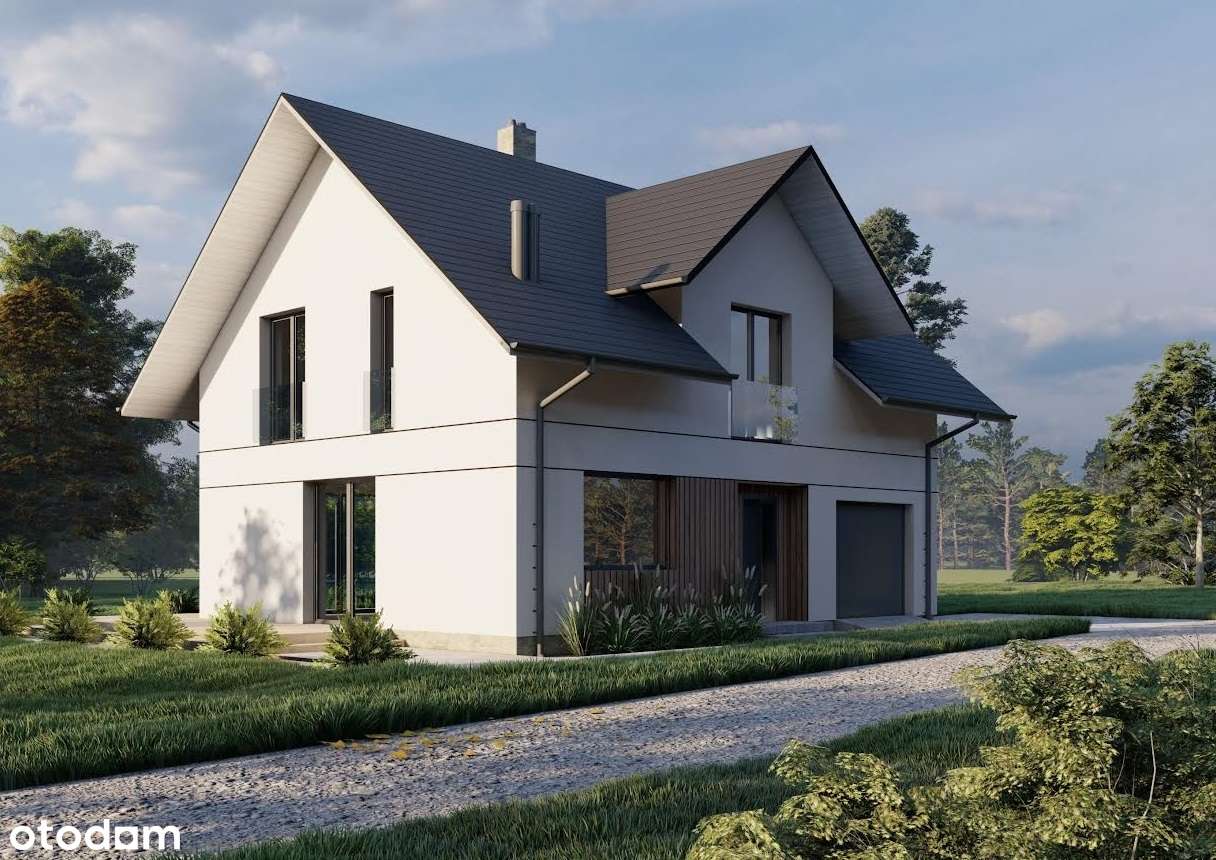 Nowy dom jednorodzinny w doskonałej lokalizacji w Krasnem - 141 m² - Pełny obrazek: 2/11