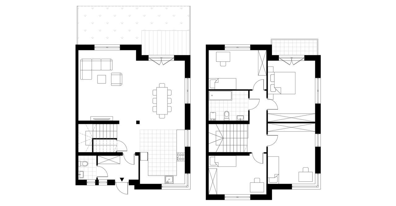 5-pokojowy dom 123m2 + ogródek Bez Prowizji - Pełny obrazek: 3/8
