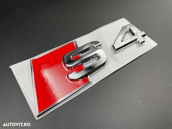 Set embleme Premium Audi S4 - 8