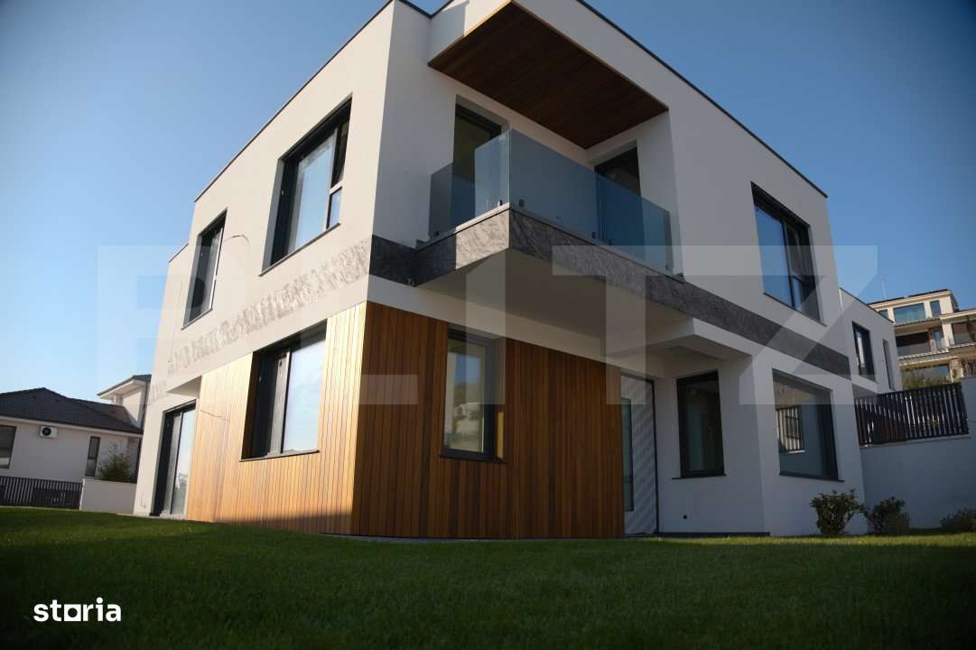 Vila Smart Home,tamplarie casa pasiva,jaluzele ascunse, semineu, sauna - Imagine principală: 2/19