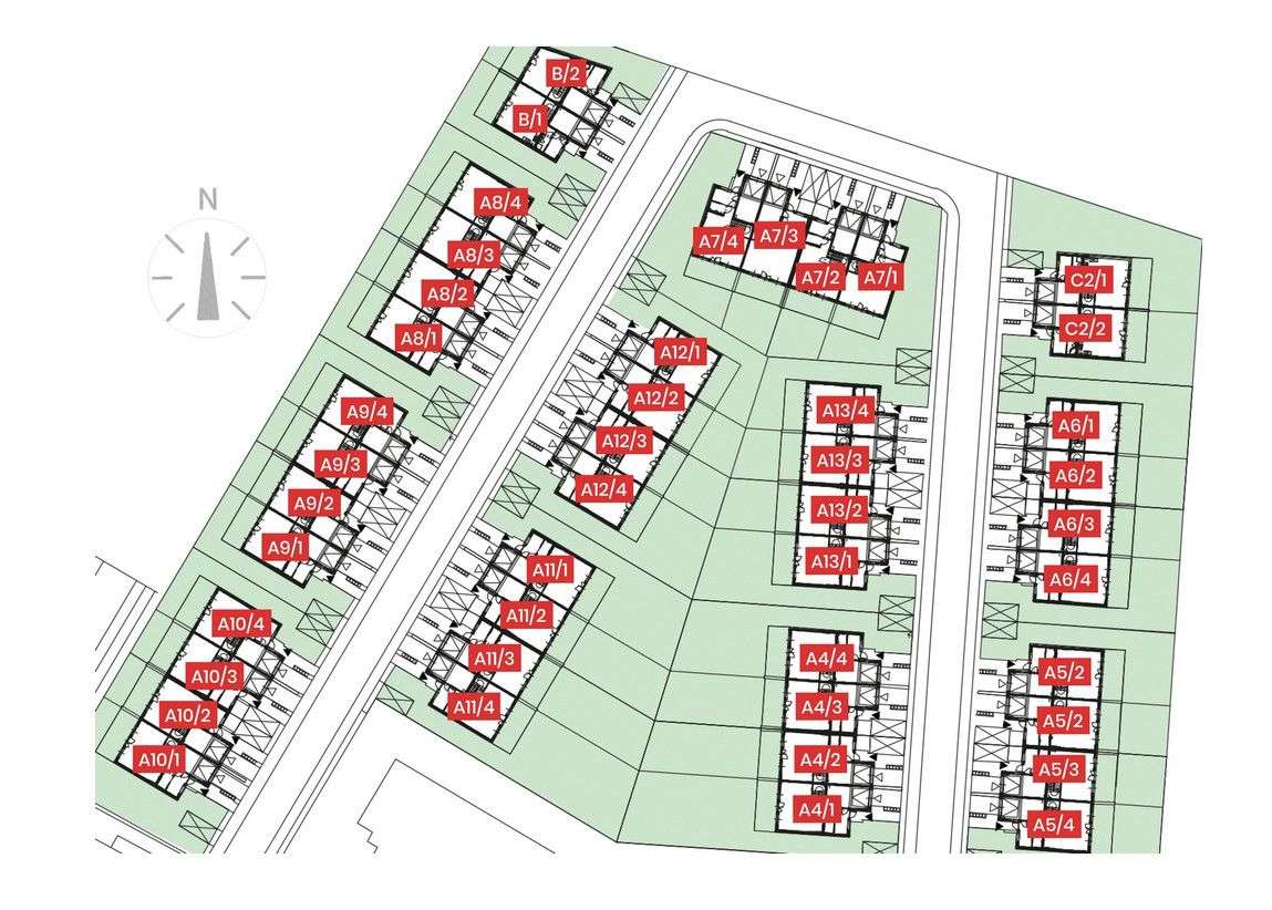 Piękny dom w zabudowie bliźniaczej z ogrzewaniem M-4