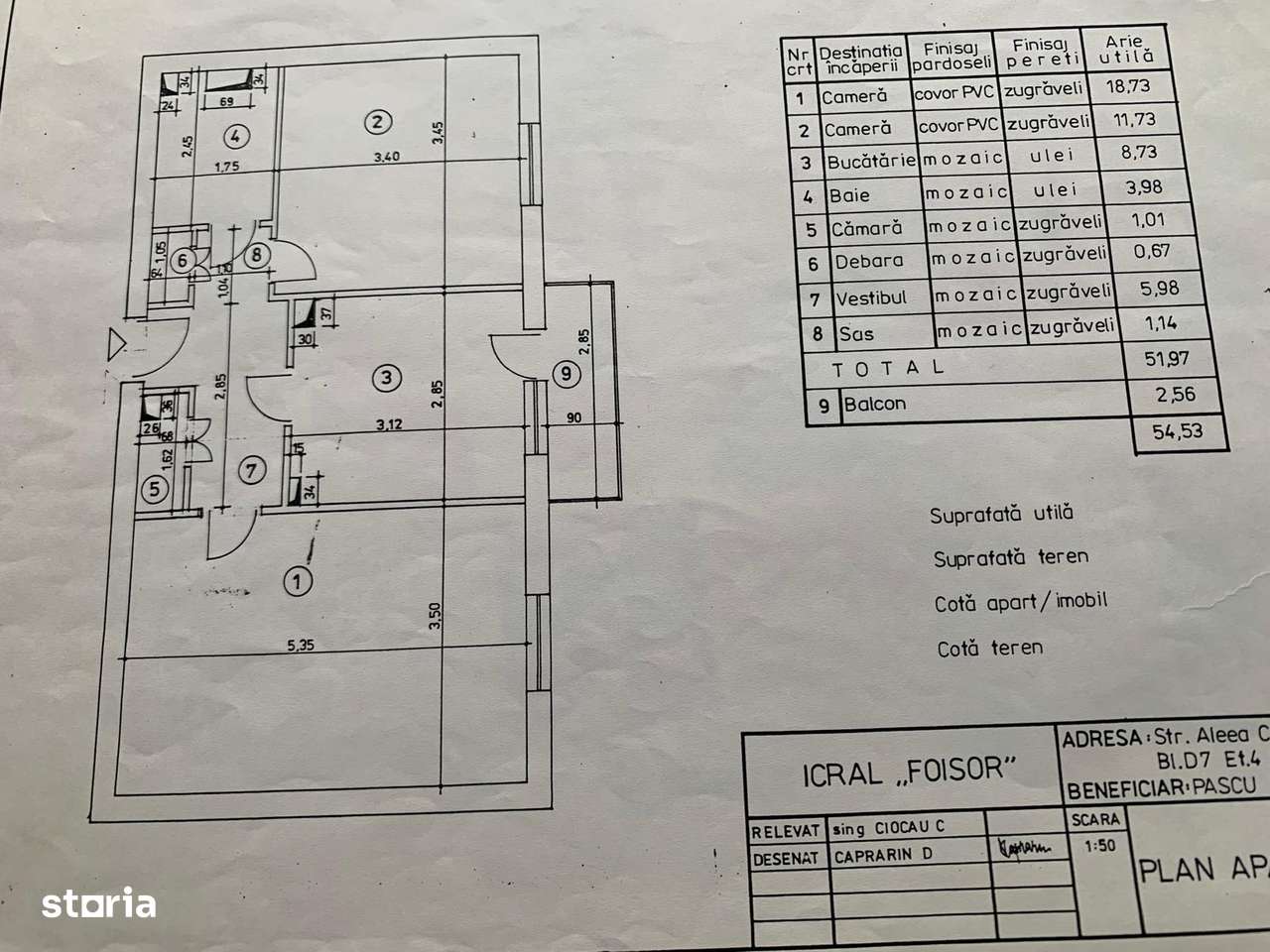 Proprietar, Vând 2 camere, Arena Nationala - Centrală proprie, Mobilat - Imagine principală: 2/13