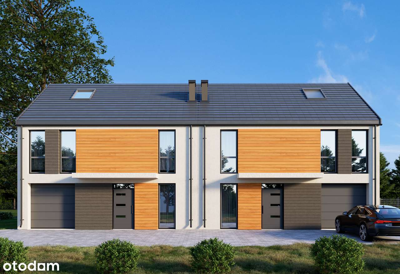 Nowoczesny dom 132,98m2 z garażem i ogrodem, Rekowo Górne